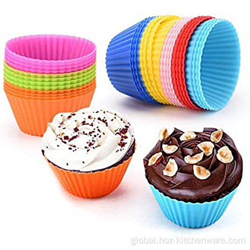 Cupcake Cases Silicone Baking Cupcake Liners 24PCS Manufactory